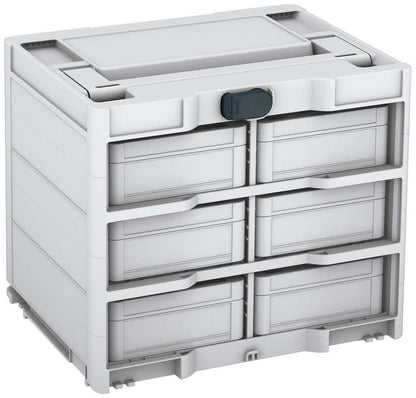 Systainer³ Rack/6 M 337, Light Grey with Anthracite catches
