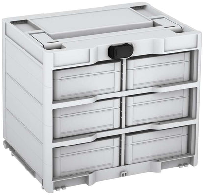 Systainer³ Rack/6 M 337, Light Grey with Black catches