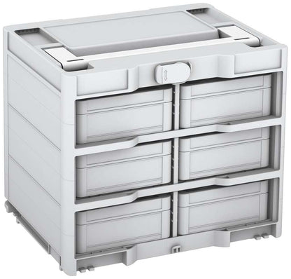 Systainer³ Rack/6 M 337, Light Grey with White lid handle