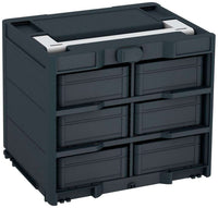 Systainer³ Rack/6 M 337, Anthracite with Light Grey lid handle