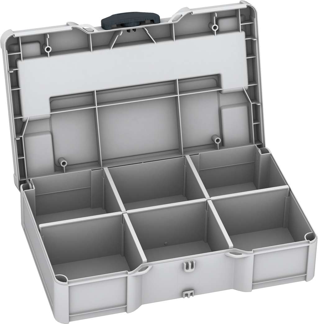 Systainer³ S 76 with Dividers, Light Grey with Anthracite catches