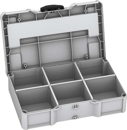 Systainer³ S 76 with Dividers, Light Grey with Black catches