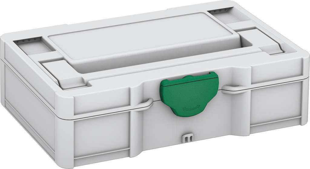 Systainer³ S 76, Light Grey with Signal Green catches