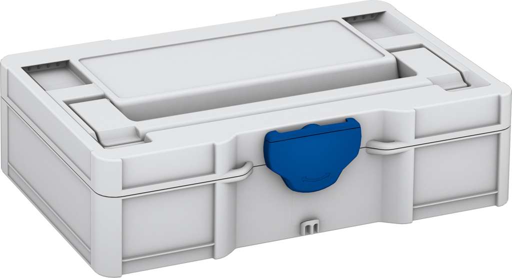 Systainer³ S 76, Light Grey with Signal Blue catches