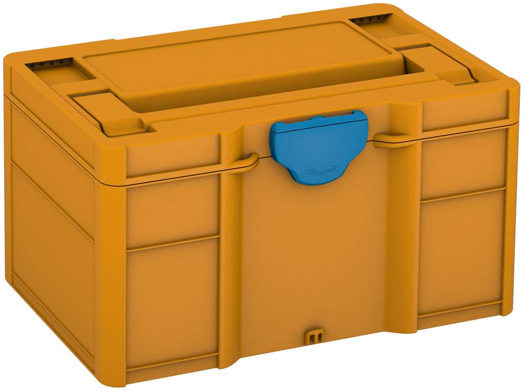 Systainer³ S 147, Daffodil Yellow with Sky Blue catches