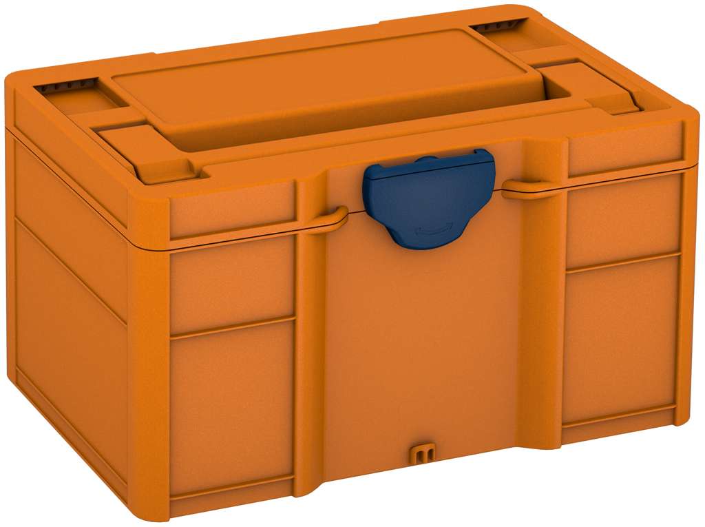Systainer³ S 147, Deep Orange with Sapphire Blue catches