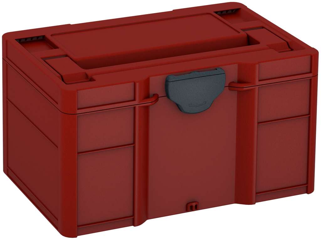 Systainer³ S 147, Carmine Red with Anthracite catches