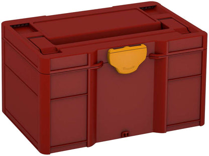 Systainer³ S 147, Carmine Red with Daffodil Yellow catches