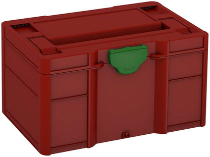Systainer³ S 147, Carmine Red with Emerald Green catches