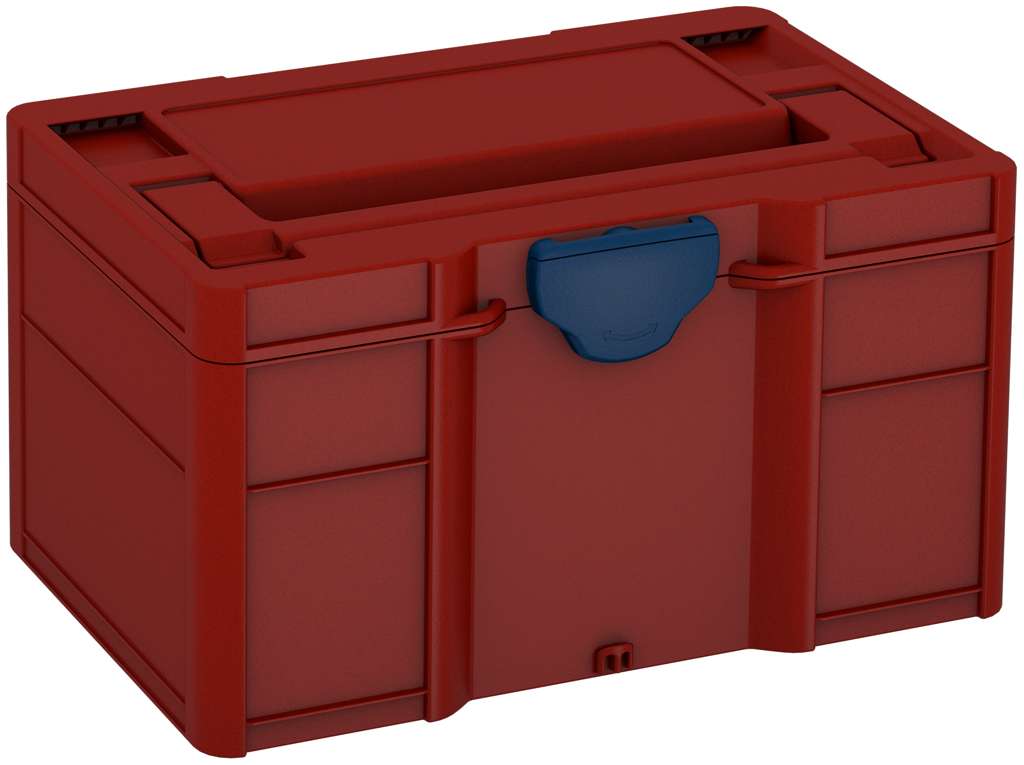 Systainer³ S 147, Carmine Red with Sapphire Blue catches