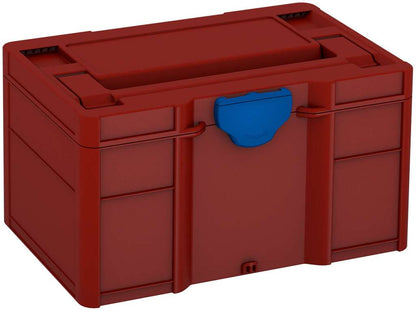 Systainer³ S 147, Carmine Red with Signal Blue catches