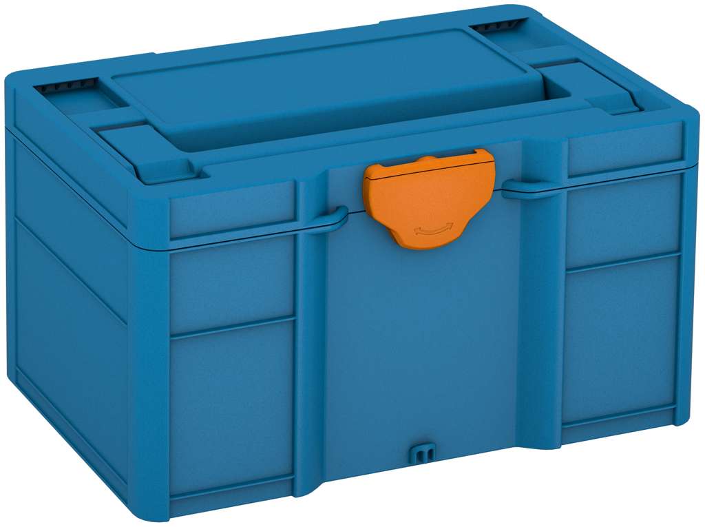 Systainer³ S 147, Sky Blue with Deep Orange catches