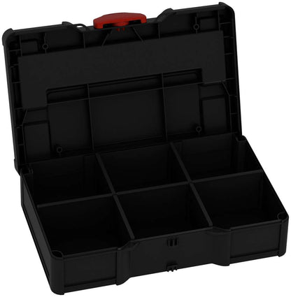 Systainer³ S 76 with Dividers, Black with Carmine Red catches