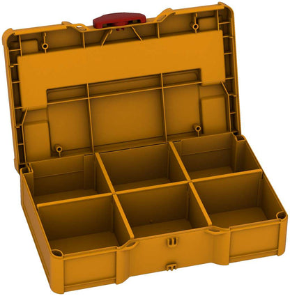 Systainer³ S 76 with Dividers, Daffodil Yellow with Carmine Red catches