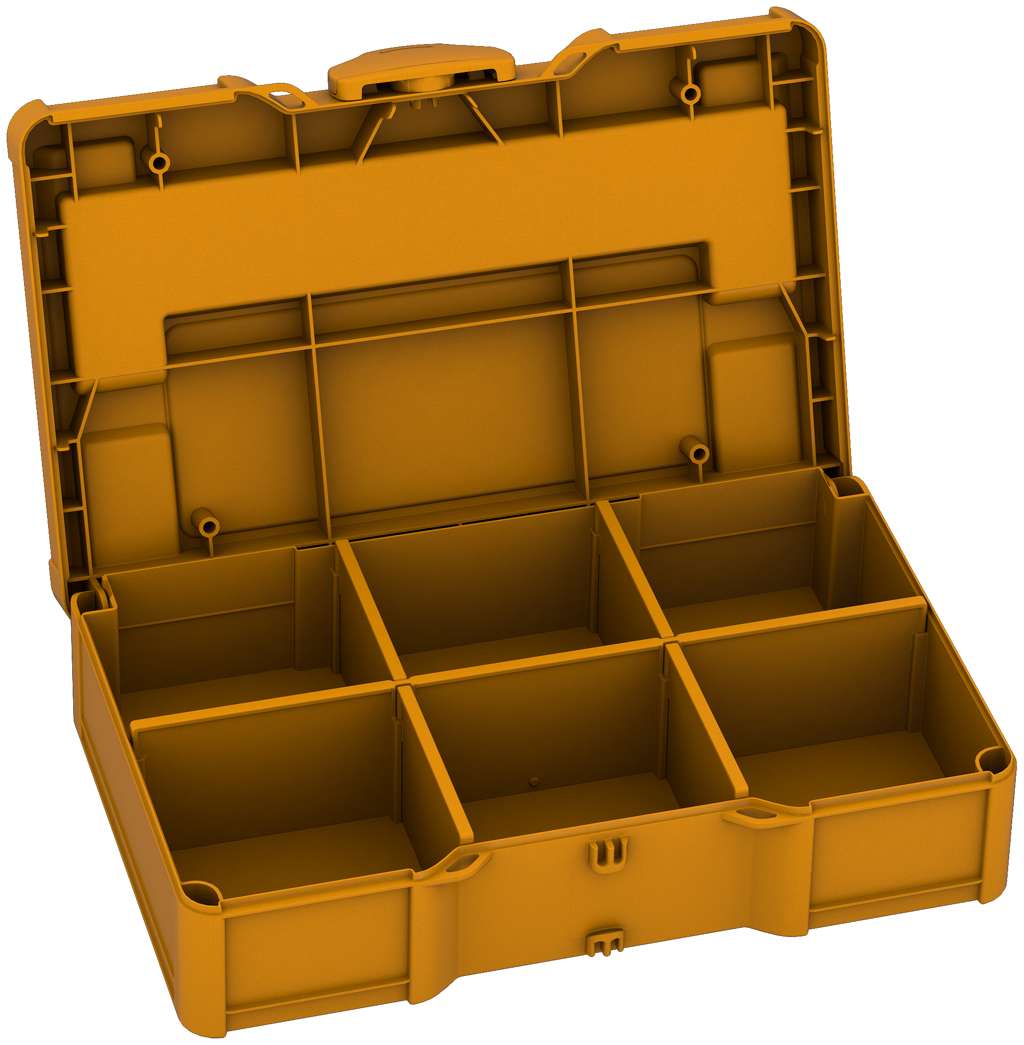 Systainer³ S 76 with Dividers in Daffodil Yellow