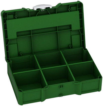 Systainer³ S 76 with Dividers, Emerald Green with Light Grey catches