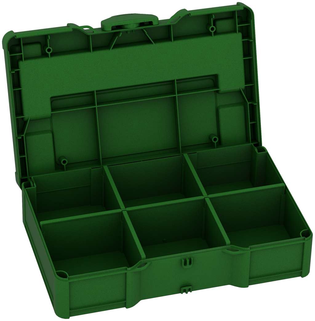 Systainer³ S 76 with Dividers in Emerald Green