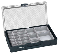 Systainer³ Organizer L 89 with 20 Insert Boxes, Anthracite with Transparent lid