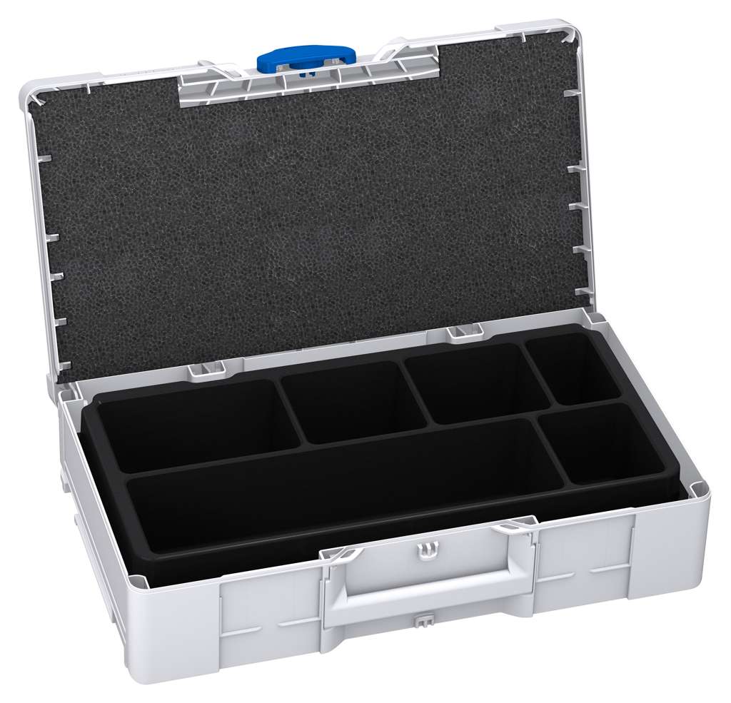 Universal-Systainer³ L 137, Light Grey with Signal Blue catches