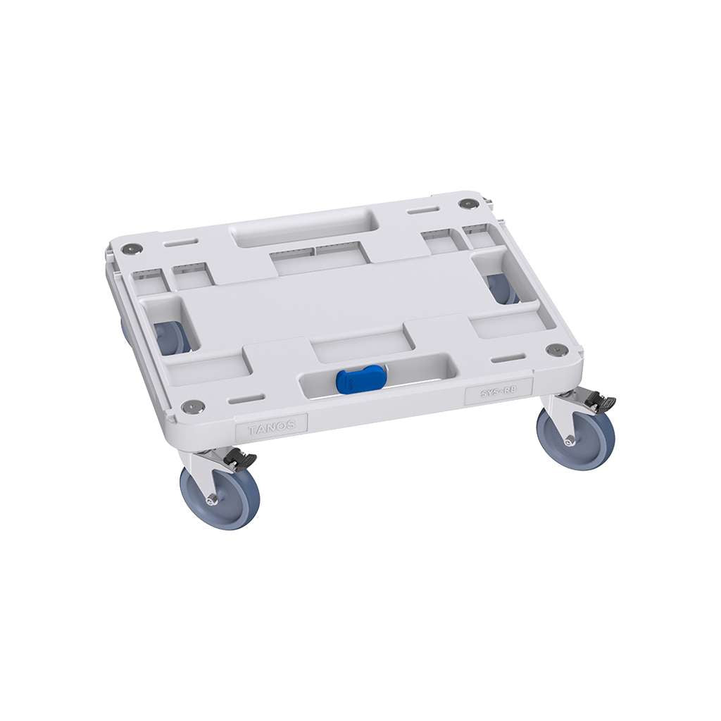 Systainer³ SYS-RB Cart, Light Grey with Signal Blue catches