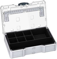Universal-Systainer³ S 76 Transparent Lid, Light Grey with Transparent lid and Anthracite catches