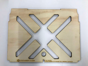 Systainer3 M Base Insert with Cross Cutout - 1/4" Plywood