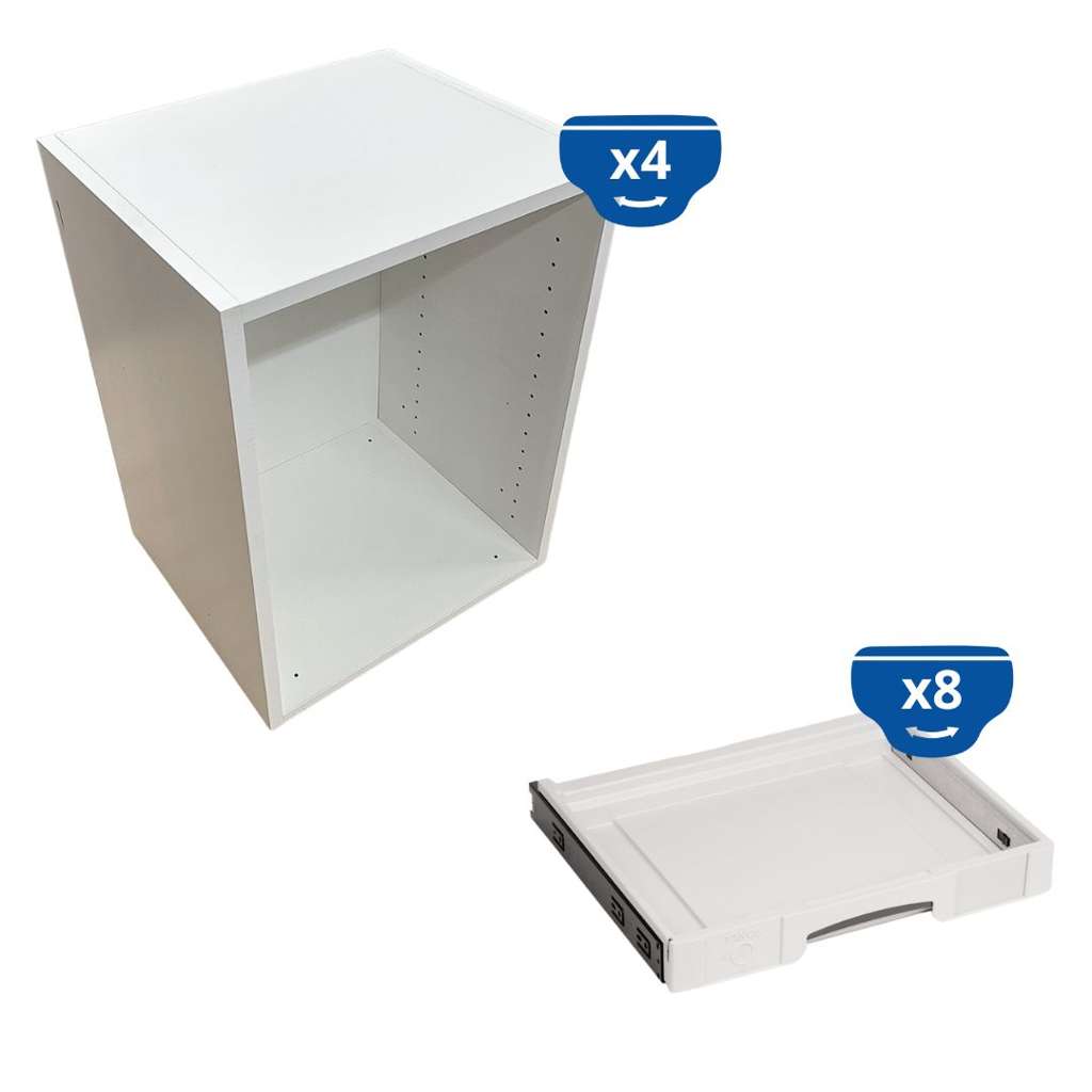 Ready-to-Assemble SYS-AZ Cabinet Bundle