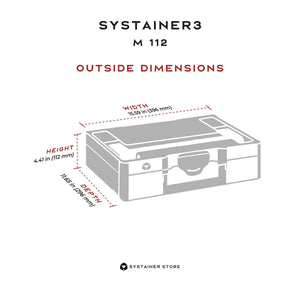 Systainer3 M 112, Carmine Red