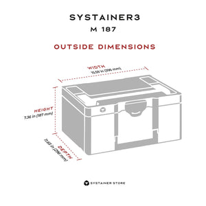 Systainer3 M 187, Black